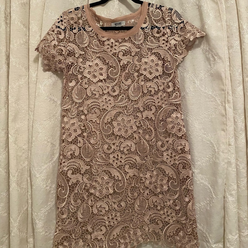 Moschino Floral Lace Dress